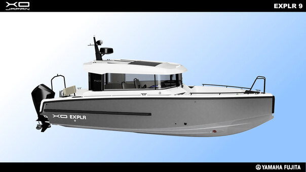 中古ボート XO EXPLR 9 ブラック YAMAHA搭載 メーカー保証付き 即納可