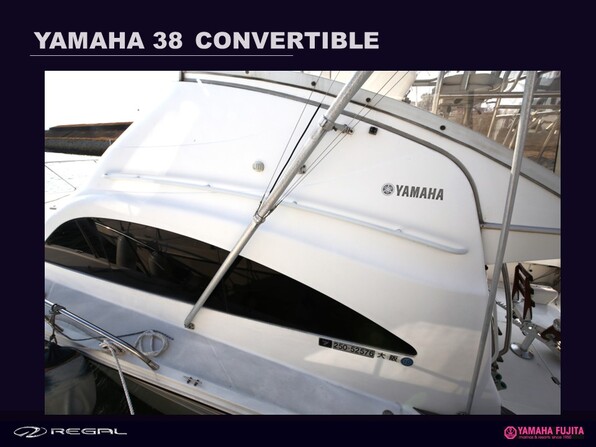 中古ボート 27ft以上 YAMAHA Y-38CONVERTIBLE入荷 ワンオーナー艇