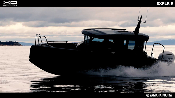 中古ボート XO EXPLR 9 ブラック YAMAHA搭載 メーカー保証付き 即納可