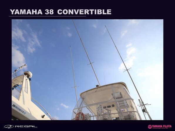 中古ボート 27ft以上 YAMAHA Y-38CONVERTIBLE入荷 ワンオーナー艇
