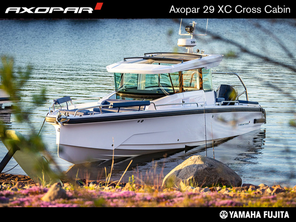 新艇 AXOPAR 29 XC Cross Cabin YAMAHA搭載 2025モデル新艇予約受付中