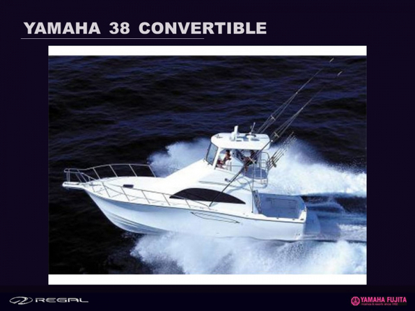 中古ボート 27ft以上 YAMAHA Y-38CONVERTIBLE入荷 ワンオーナー艇