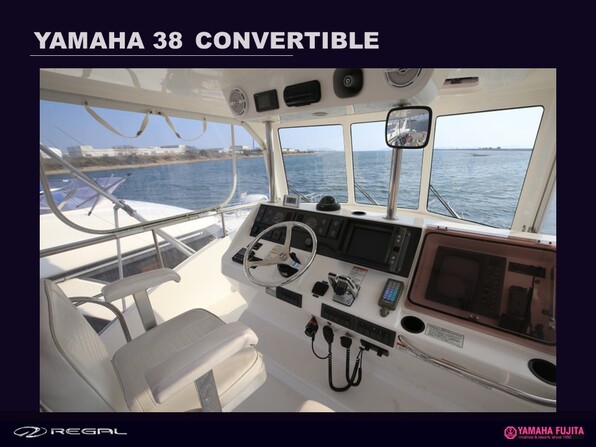 中古ボート 27ft以上 YAMAHA Y-38CONVERTIBLE入荷 ワンオーナー艇