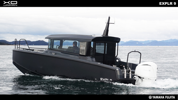 中古ボート XO EXPLR 9 ブラック YAMAHA搭載 メーカー保証付き 即納可