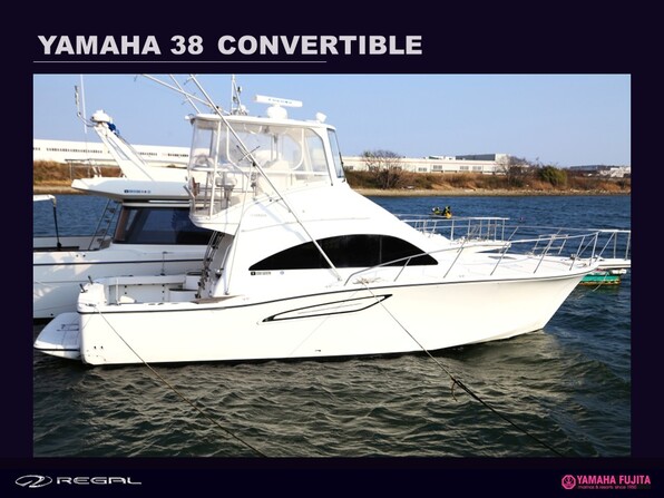 中古ボート 27ft以上 YAMAHA Y-38CONVERTIBLE入荷 ワンオーナー艇