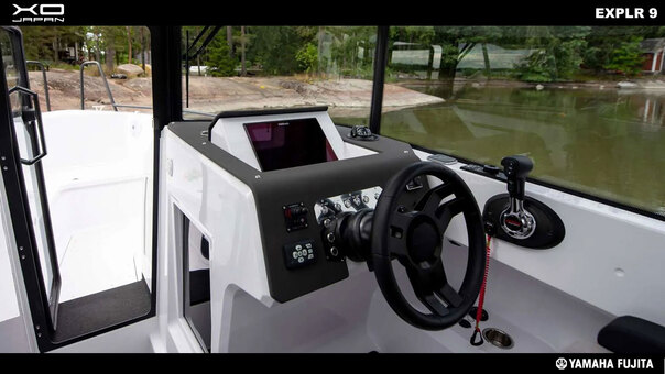 中古ボート XO EXPLR 9 ブラック YAMAHA搭載 メーカー保証付き 即納可