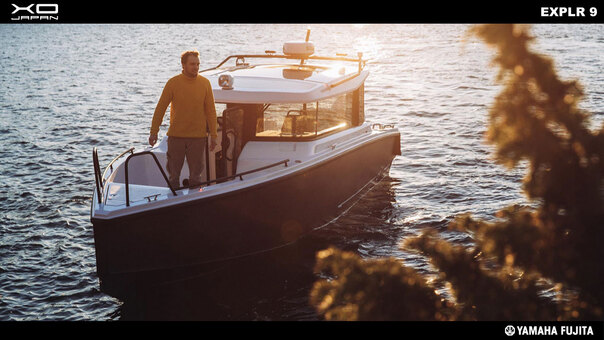 中古ボート XO EXPLR 9 ブラック YAMAHA搭載 メーカー保証付き 即納可